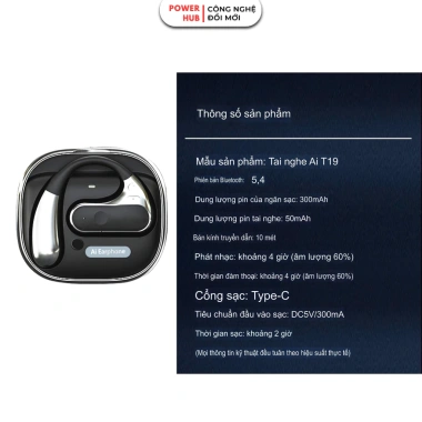 Tai Nghe Phiên Dịch Ngôn Ngữ T19 Bluetooth 2 Chiều, Ghi Âm 150h, Hỗ Trợ Cuộc Gọi - 2,2 Triệu