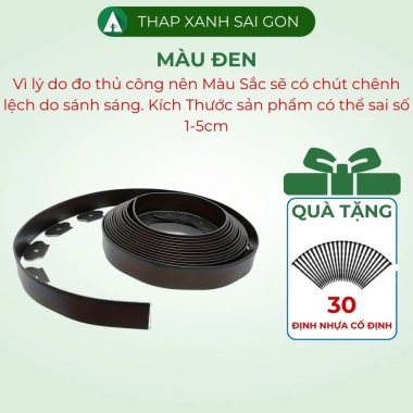Tấm Chắn Cỏ Cao 10cm Dài 10m Tặng 30 Đinh Dễ Thi Công Cạnh Viền Chắn Cỏ Giá Rẻ 279000đ