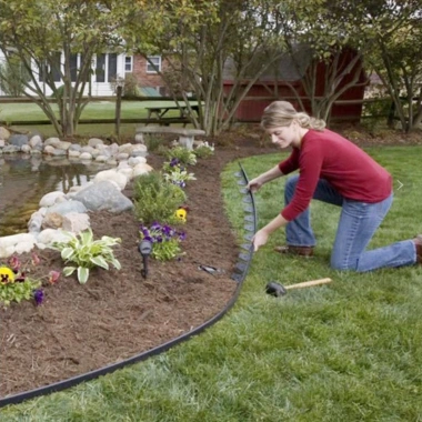 Tấm Chắn Cỏ Cao 10cm Dài 10m Tặng 30 Đinh Dễ Thi Công Cạnh Viền Chắn Cỏ Giá Rẻ 279000đ