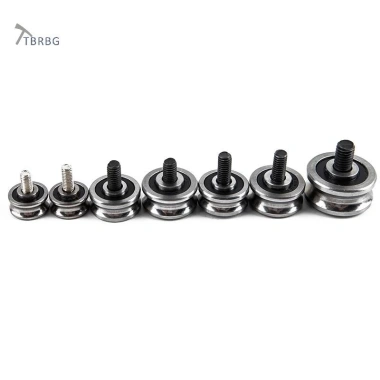 TBRBG SG15 SG20 SG25 SG66 + M5 M6 M8 Vòng bi ròng rọc thép vít Hướng dẫn theo dõi Con lăn MỚI 2