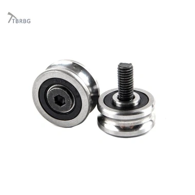 TBRBG SG15 SG20 SG25 SG66 + M5 M6 M8 Vòng bi ròng rọc thép vít Hướng dẫn theo dõi Con lăn MỚI 3