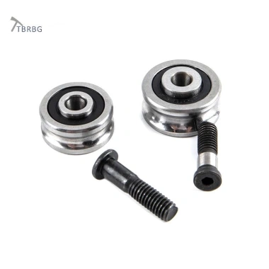 TBRBG SG15 SG20 SG25 SG66 + M5 M6 M8 Vòng bi ròng rọc thép vít Hướng dẫn theo dõi Con lăn MỚI 5