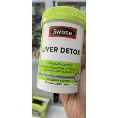 [Tem Chemist] Thải độc gan Liver Detox Swisse Úc, viên uống giúp thanh nhiệt thải độc, mát gan 5