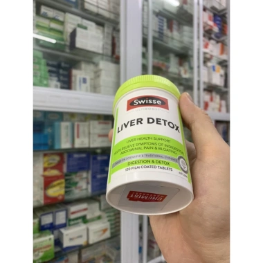 [Tem Chemist] Thải độc gan Liver Detox Swisse Úc, viên uống giúp thanh nhiệt thải độc, mát gan 7