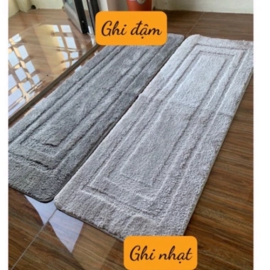 Thảm chùi chân lông cừu 1m2 siêu thấm, chống trượt nhập khẩu cao cấp 3