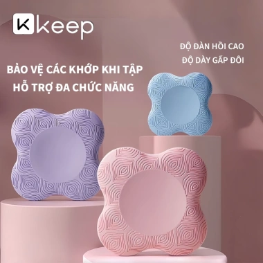 Thảm Yoga KEEP Chống Đau Gối, Cổ Tay, Hông, Khuỷu Tay - Đệm Tập Yoga Cushion 20cm Tiện Lợi