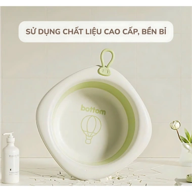 Thau/Chậu Rửa Mặt Bar-Rot Gấp Gọn Tiện Dụng, Dễ Sử Dụng Cho Bé Hình Siêu Cute - Lucie's Mom