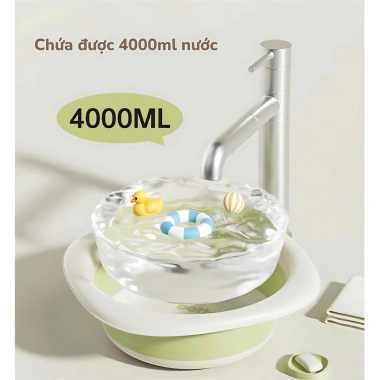 Thau/Chậu Rửa Mặt Bar-Rot Gấp Gọn Tiện Dụng, Dễ Sử Dụng Cho Bé Hình Siêu Cute - Lucie's Mom