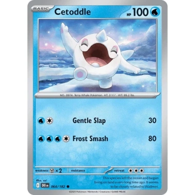 Thẻ bài Pokemon EN Cetoddle 064/182 Destined Rivals Giá chỉ 9.000đ khuyến mại