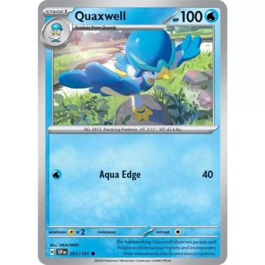 [Thẻ bài Pokemon EN] Quaxwell 051/191 Surging Sparks (SSP) 2