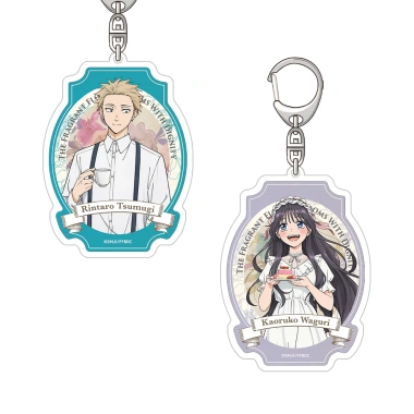 The Fragrant Flower Blooms with Dignity Rintaro Tsumugi Kaoruko Waguri Official Acrylic Keychain Bag pendant anime g 2