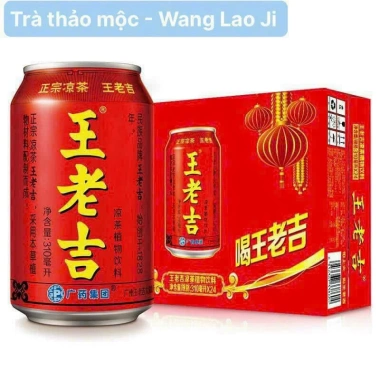 Thùng 24 lon trà sâm, trà thảo mộc Wanglaoji lon 310ml uống là nghiền 7