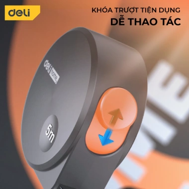 Thước Cuộn Thép Deli Đa Năng 3m/5m – Đo Đạc Nhà Cửa, Công Trình, Nhiều Màu, Giá 70.000đ 2