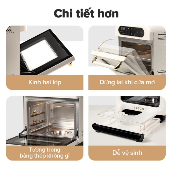 Trải nghiệm thực tế: Đánh giá 12L Steam Oven TJean trong việc nấu ăn hằng ngày