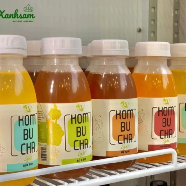 TRÀ KOMBUCHA VGREEN XANHSÁM ORGANIC - Hương vị tươi mát, tăng sức đề kháng, giá chỉ 21.250₫ 2