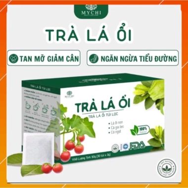Trà Lá Ổi Túi Lọc MyChi Chính Hãng - Giảm Mỡ, Ngừa Tiểu Đường, Hỗ Trợ Tiêu Hóa, Tốt Dạ Dày - 49k