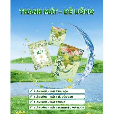 Trà Mộc Sen X2 Plus Giảm Cân An Toàn Hiệu Quả Thanh Lọc Cơ Thể Giảm Thèm Ăn 750k