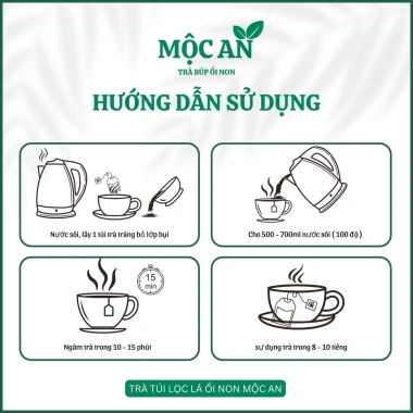 Trà ổi giảm cân Mộc An MIX 5 vị - 4 bịch 160 gói, tiểu đường, gan & máu nhiễm mỡ, 49.000₫ 6