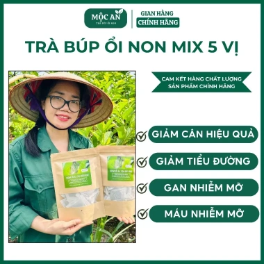 Trà ổi giảm cân Mộc An MIX 5 vị - 4 bịch 160 gói, tiểu đường, gan & máu nhiễm mỡ, 49.000₫ 10