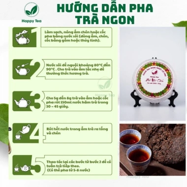 Trà Phổ Tuyết Chín Bánh Shan Tuyết Hà Giang 357g - Giảm Giá Còn 1.200.000đ 4