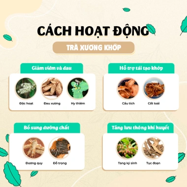 Trà Xương Khớp Bội Lan Đường 50 lọc - Hỗ trợ khớp, giảm đau, Giá ưu đãi 176.000 VND