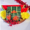 Trang Trí Tết Bính Ngọ 2.026 - Bánh Chưng Bánh Tét Decor Mô Hình Đẹp Giá Xả 12.000đ 3