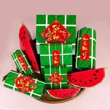 Trang Trí Tết Bính Ngọ 2.026 - Bánh Chưng Bánh Tét Decor Mô Hình Đẹp Giá Xả 12.000đ