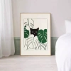 Tranh Canvas Tối Giản Ngủ Mèo Con Cổ Điển Retro Poster Trang Trí Tường 38.187₫ 8
