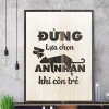 Tranh gỗ decor truyền cảm hứng "Muốn ngồi ở vị trí không ai ngồi được và nhiều mẫu 5
