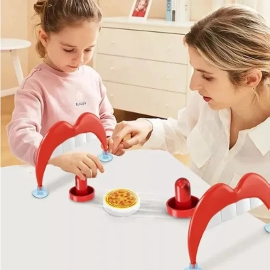 Trò chơi bảng khúc côn cầu trên băng PERRY, Trò chơi khúc côn cầu Pizza nhịp độ nhanh, Chủ đề đói Kích thước máy tính để bàn dựa trên kỹ năng Đẩy hành động Đồ chơi khúc côn cầu trên băng Tập hợp gia đình 6