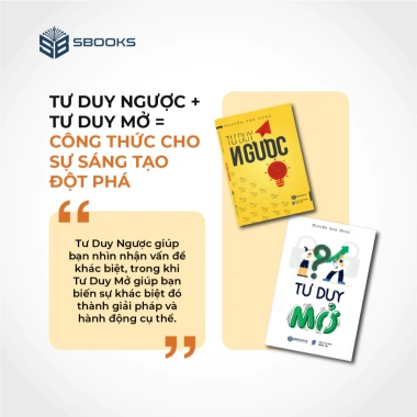 Tư Duy Ngược + Tư Duy Mở - Combo 2 Cuốn Sách Kỹ Năng Sống Của Nguyễn Anh Dũng - Giảm 35% Giá
