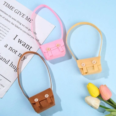 Túi đeo vai búp bê CORSAKI Trang trí nhà cửa cho đồ chơi 30cm Búp bê vịt sinh nhật Túi trang phục