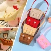 Túi đeo vai búp bê CORSAKI Trang trí nhà cửa cho đồ chơi 30cm Búp bê vịt sinh nhật Túi trang phục 7