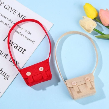 Túi đeo vai búp bê CORSAKI Trang trí nhà cửa cho đồ chơi 30cm Búp bê vịt sinh nhật Túi trang phục