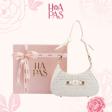 Túi Đeo Vai Hobo Quai Nơ Mavie HAPAS Sz 24 - TWEED NO.2 Nữ Tính Giá Ưu Đãi 1.219.850₫
