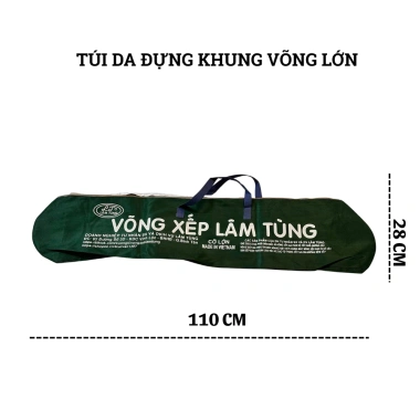 Túi Đựng Khung Võng Xếp Lâm Tùng Kích Cỡ 110cm Cho Bé & Người Lớn Giảm Giá 35k 4 Túi Đựng Khung Võng Xếp Lâm Tùng Kích Cỡ 110cm Cho Bé & Người Lớn Giảm Giá 35k 4
