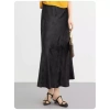 Váy công sở vải lụa jacquard nhăn màu dâu tự nhiên, sang trọng 7