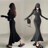Váy đầm ôm body đuôi cá dài, khóa kéo co giãn, siêu tôn MA33 SP68 - Giá ưu đãi 169k
