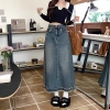 Váy denim nữ retro thu đông ôm body chữ A, edgesraw cao cấp - Giảm giá 247.915đ 8