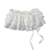 Váy nữ ren ruffle hoa, dây co giãn, phong cách balletcore, phù hợp mặc hàng ngày mùa hè 8