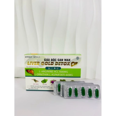Viên uống Giải Độc Gan Max Liver Gold Detox 60 viên - Bảo Vệ Gan, Mát Gan, Dùng Sáng & Tối, Giảm Giá Đặc Biệt 255k 3