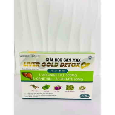Viên uống Giải Độc Gan Max Liver Gold Detox 60 viên - Bảo Vệ Gan, Mát Gan, Dùng Sáng & Tối, Giảm Giá Đặc Biệt 255k 4