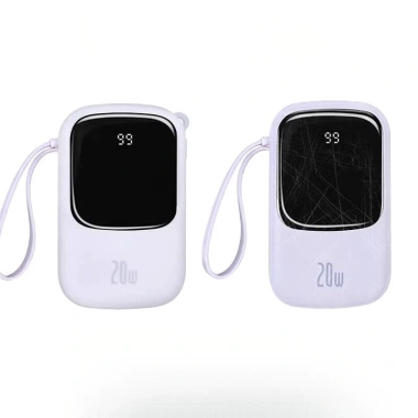 Vỏ bảo vệ sạc dự phòng Baseus 20W/22.5W - Cáp tích hợp, chống rơi, trong suốt 3