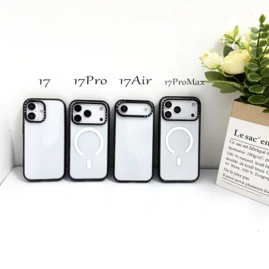 Vỏ sạc từ tính không dây Tương thích cho IPhone 14 13 15 16 17 ProMax Ốp lưng ngôi sao năm cánh đầy màu sắc Graffiti 14 PLUS 17Air Vỏ Acrylic trong suốt Hộp cản trước chống sốc cứng