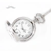 Vòng cổ đồng hồ bỏ túi Vintage Chim ưng cánh Quartz Quà tặng sang trọng 4