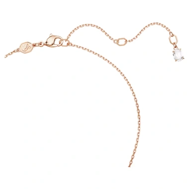Vòng cổ Idyllia bạc cao cấp tone vàng hồng, dây cỏ ba lá may mắn trắng, kèm hộp - Giá ưu đãi 192k 4