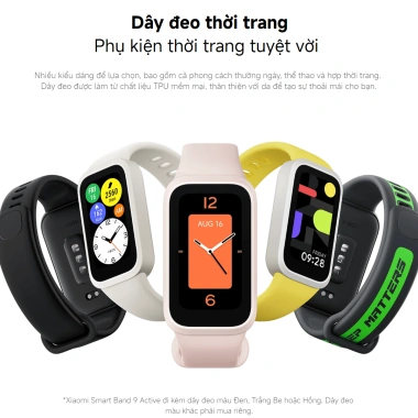 Vòng đeo tay thông minh Xiaomi Smart Band 9 Active bản Việt - Màu Đen - Giá chỉ 599k - Chính hãng 2