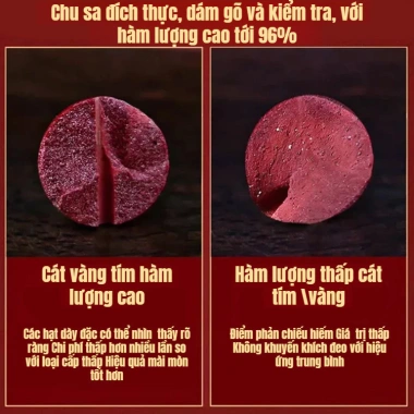 Vòng tay đá Mã Não Chu Sa HFH - Phong thủy, tâm linh, quà May Mắn 12 con Giáp