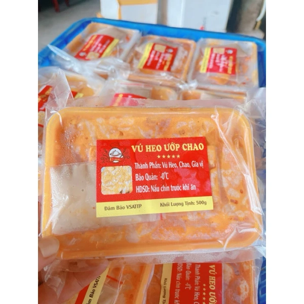 Trải nghiệm hương vị Vú Heo Ướp Sẵn 500g – Đánh giá thực tế từ người tiêu dùng