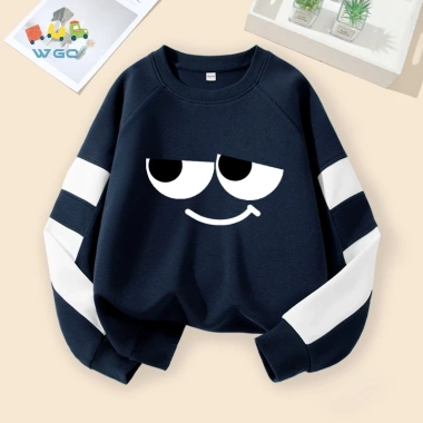 W.G.Q Áo Sweater bé trai, mùa xuân thu phong cách mỏng có họa tiết in, thoáng khí thoải mái Thích hợp cho trang phục thể thao ngoài trời 4 W.G.Q Áo Sweater bé trai, mùa xuân thu phong cách mỏng có họa tiết in, thoáng khí thoải mái Thích hợp cho trang phục thể thao ngoài trời 4